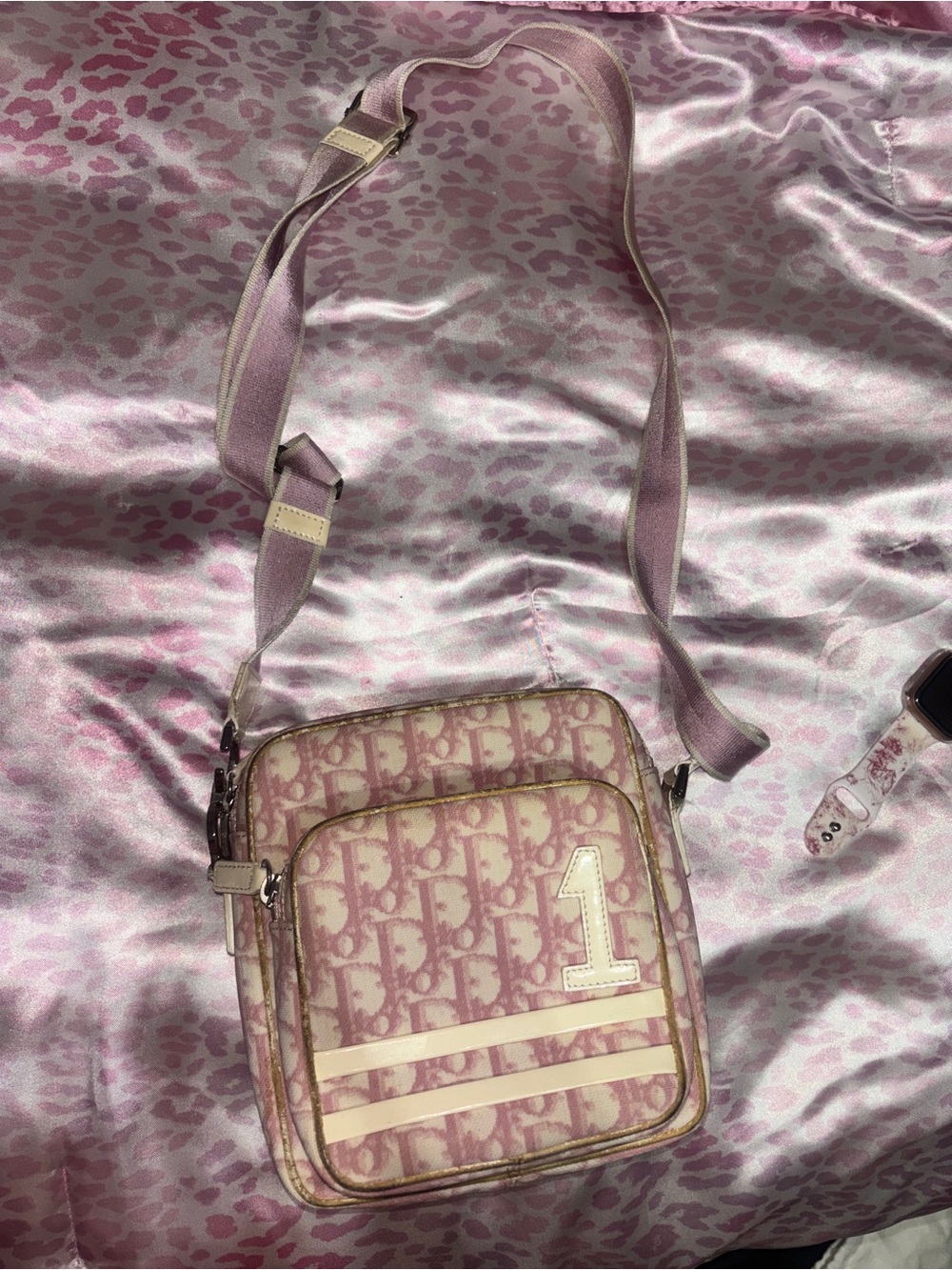 Pink Dior Shoulder Bag